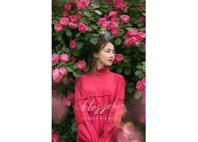 文艺清新阳光年轻韩式女性花卉元素海报设计