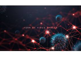 新冠病毒冠状病毒主题流行病传染病海报设计